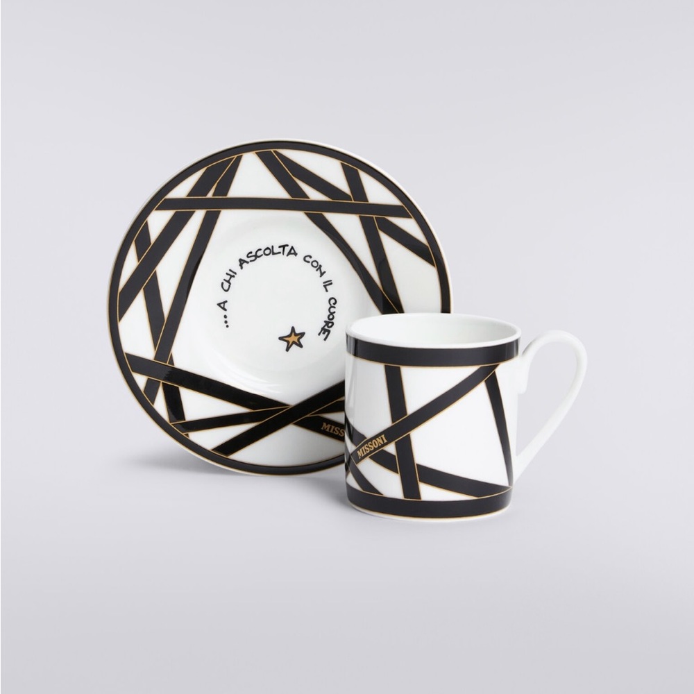 Missoni x Suonare Stella coffee cup and saucer set